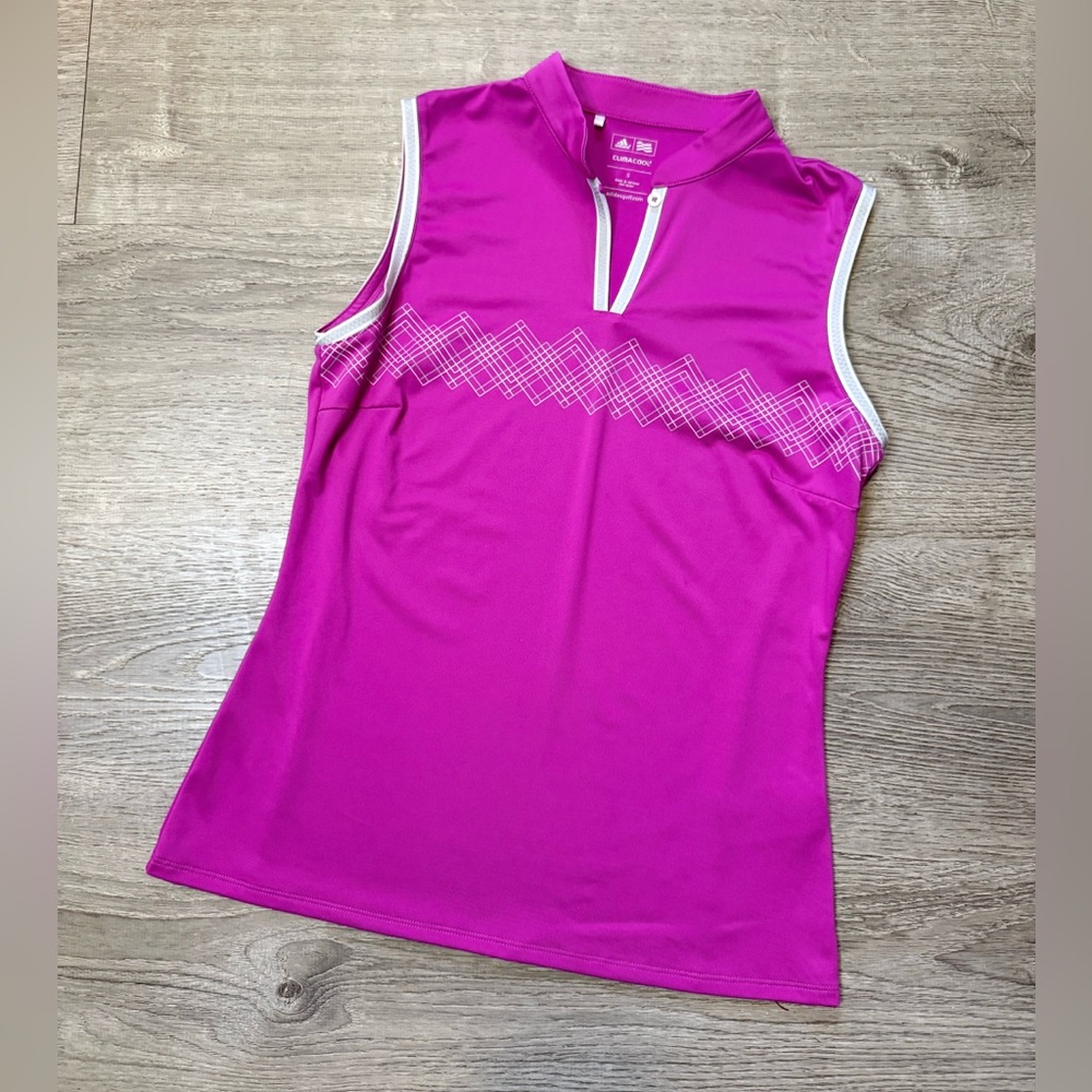•ADIDAS• SLEEVELESS POLO